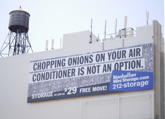 Apartments are small.