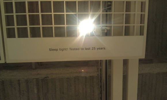 This is what you see on the ceiling when you lay on a bed in IKEA