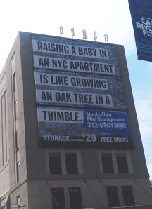 Outside of storage facility